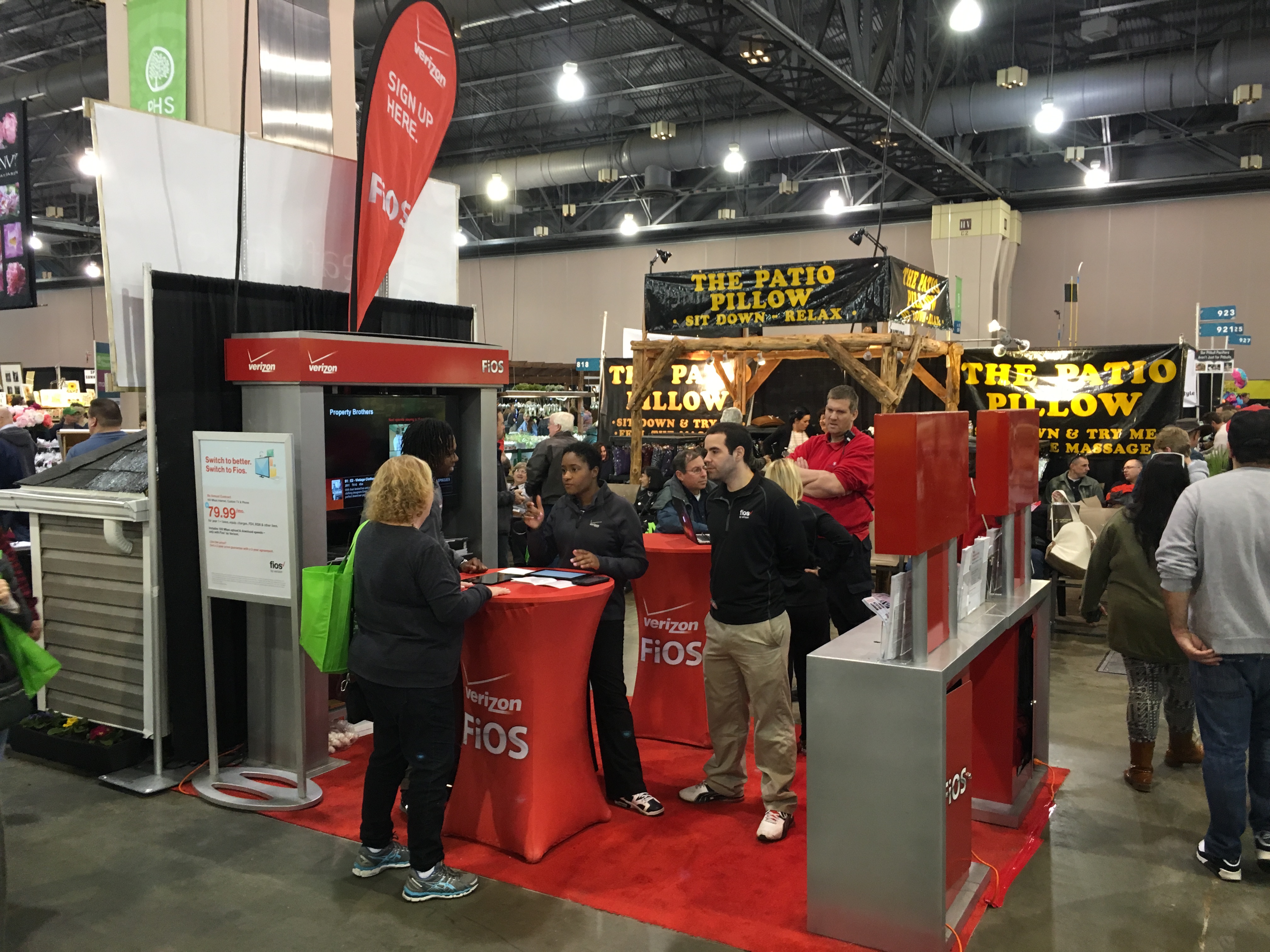 Verizon Fios at Philadelphia Flower Show